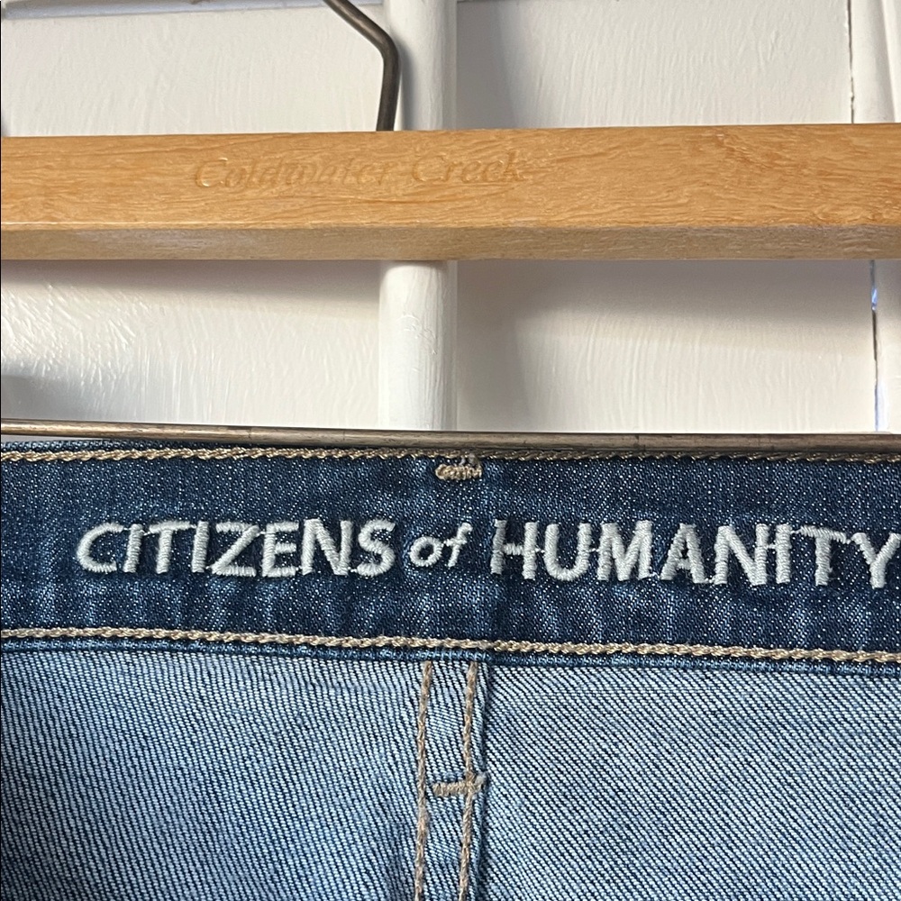 Citizens of Humanity Dark Blue Flare Jeans - Picture 5 of 7